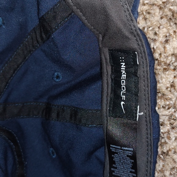 Nike Golf NBA Minnesota Timberwolves Embroidered Navy Blue Strapback Hat OS - Picture 9 of 10